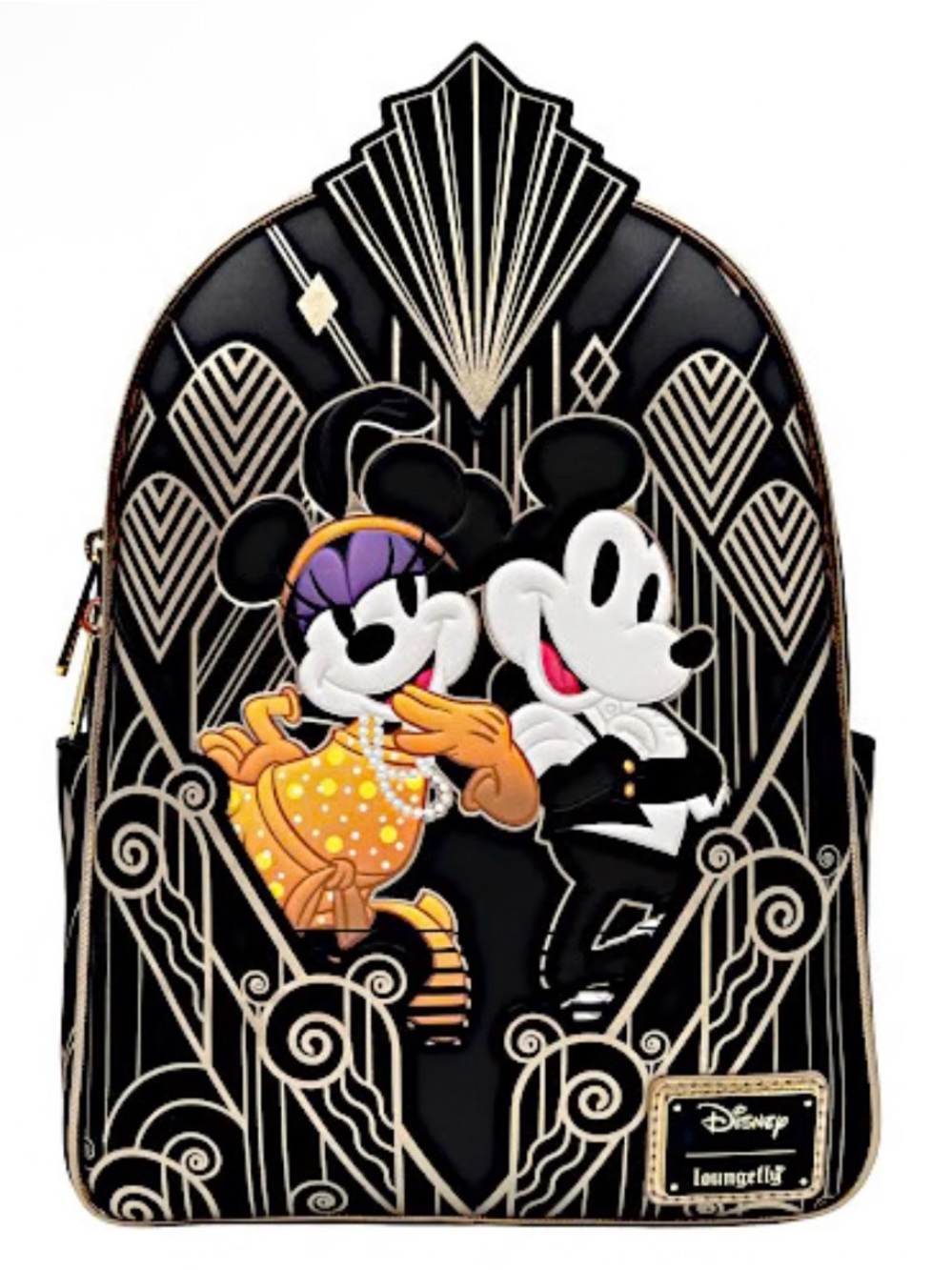 Loungefly Great Gatsby Mickey & Minnie Mouse Mini Backpack LE 1000